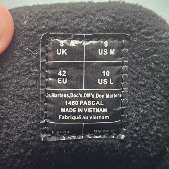 NEW Dr. Doc Martens 1460 Pascal Mens Size 9 Leather Combat Boots WarmWair Brown - Picture 10 of 12